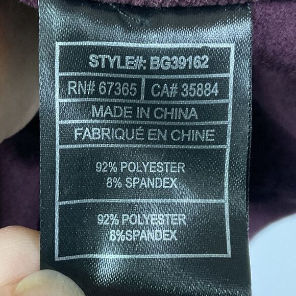 BB Dakota Barton Fringe Skirt Faux Suede Antelope Boysenberry Size 4 NWT - Picture 9 of 10